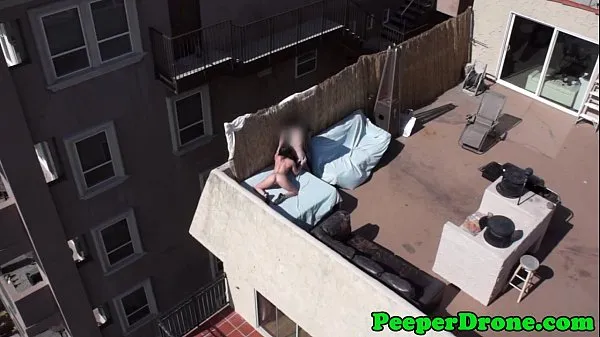 XXX Drone films rooftop sex toplo tube