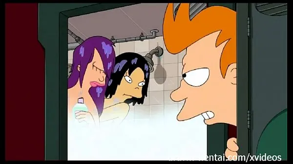 XXX Futurama Hentai - Shower threesome meleg cső