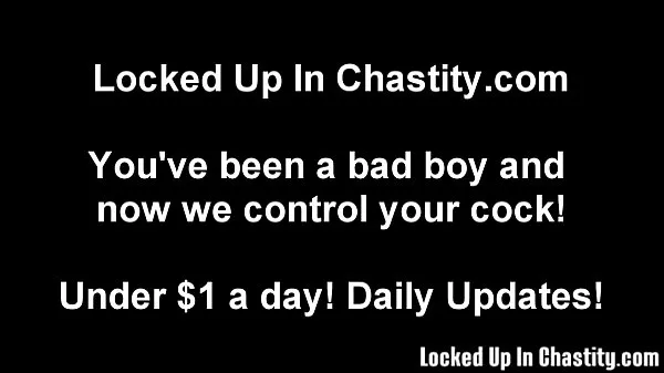 XXX Three weeks of chastity must have been tough meleg cső