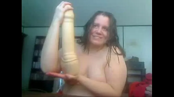 XXX Big Dildo in Her Pussy... Buy this product from us ống ấm áp
