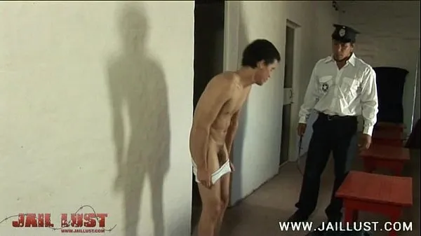 XXX Cute young convict stripped naked by an old freak warm Tube