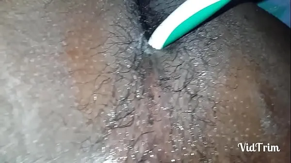 XXX cat sticks toothbrush up his ass (Man puts toothbrush on ass warm Tube