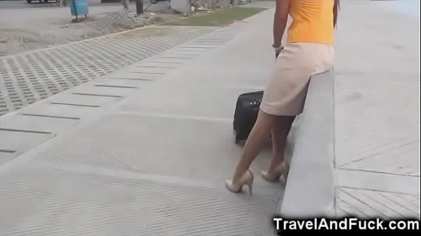 XXX Traveler Fucks a Filipina Flight Attendant ciepła rurka