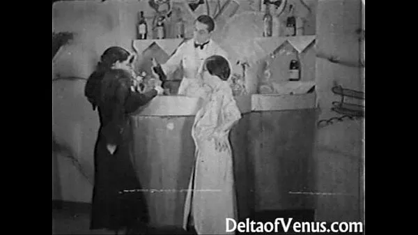 XXX Authentic Vintage Porn 1930s - FFM Threesome teplá trubica