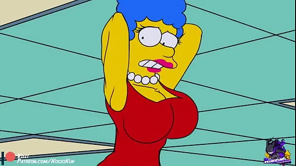 XXX Marge Simpson tits warm Tube