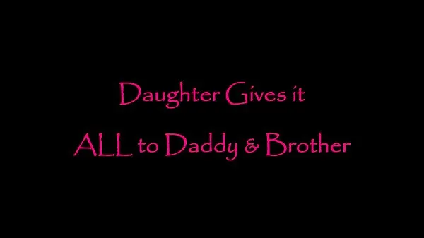 XXX step Daughter Gives it ALL to step Daddy & step Brother θερμός σωλήνας