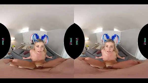 XXX Busty blonde sucking and fucking at fourth of July party in virtual reality ống ấm áp