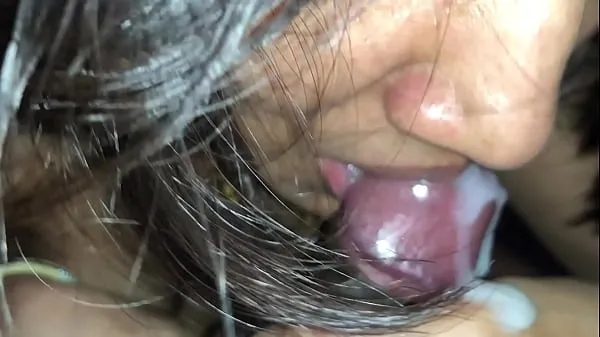 XXX Sexiest Indian Lady Closeup Cock Sucking with Sperm in Mouth warm Tube