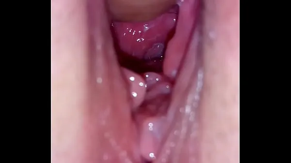 XXX Close-up inside cunt hole and ejaculation meleg cső