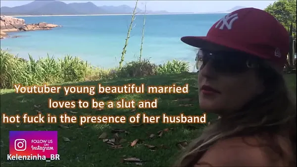 XXX La belle jeune youtubeuse mariée aime être une pute en présence de son mari - venez voir le monde de la hotwife de Kellenzinha Tube chaud