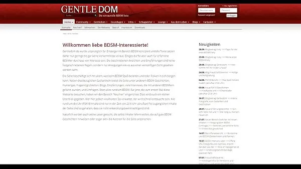 XXX BDSM interview: Interview with Gentledom.de - The free & high-quality BDSM community toplo tube