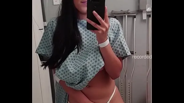 XXX Quarantined Teen Almost Caught Masturbating In Hospital Room 따뜻한 튜브