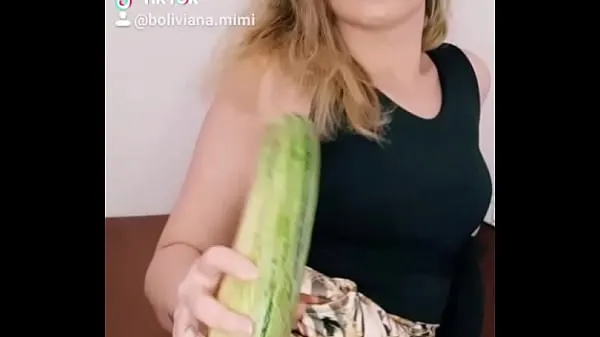 XXX Me when I want to stick a huge cucumber...... follow me on the t. .mimi teplá trubica