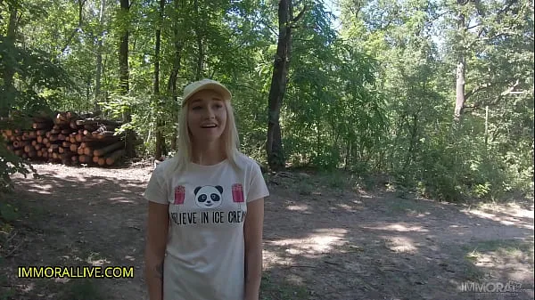 XXX His Boy Tag Team Girl Lost in Woods! – Marilyn Sugar – Crazy Squirting, Rimming, Two Creampies - Part 1 of 2 ciepła rurka