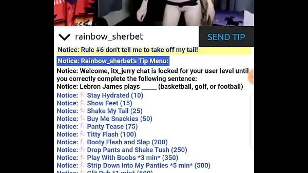 XXX Rainbow sherbet Chaturbate Strip Show 28/01/2021 Tiub hangat