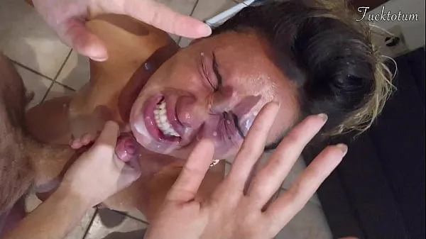 XXX Girl orgasms multiple times and in all positions. (at 7.4, 22.4, 37.2). BLOWJOB FEET UP with epic huge facial as a REWARD - FRENCH audio گرم ٹیوب