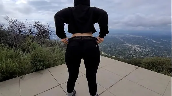 XXX Fucking big ass Latina on a hiking trail on a popular Los Angeles trail หลอดอุ่น