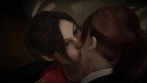 XXX Resident Evil Double Futa - Claire Redfield (Remake) and Claire (Revelations 2) Sex Crossover teplá trubice