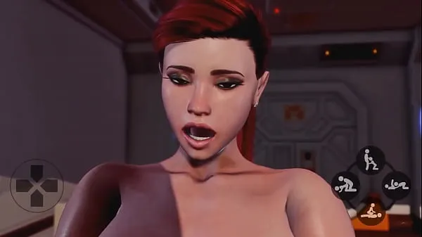 XXX Redhead Shemale baise une transsexuelle chaude - Dessin animé 3D Futanari animé, Anal Creampie Porno Tube chaud