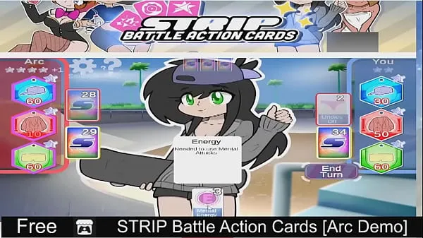 XXX STRIP Battle Action Cards [Arc Demo الأنبوب الدافئ