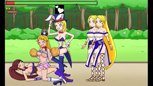 XXX Shemale ninja having sex with pretty girls in a hot hentai game video หลอดอุ่น