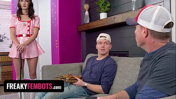 XXXSex Robot Veronica Church Teaches Inexperienced Boy How To Make It To Third Base - Freaky Fembots暖管