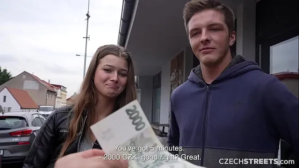 XXX CzechStreets - He allowed his girlfriend to cheat on him meleg cső