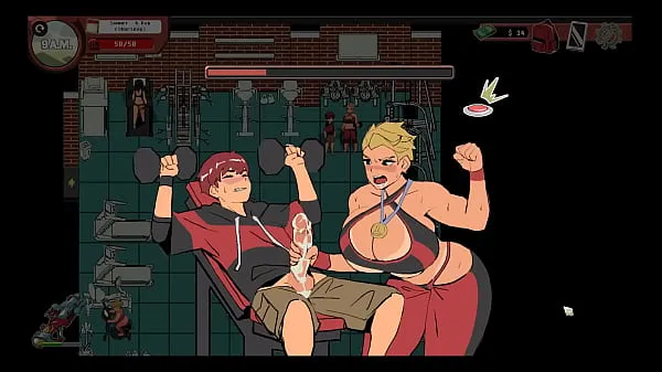 XXXSpooky Milk Life [ Taboo hentai game PornPlay] Ep.23 femdom handjob at the gym暖管