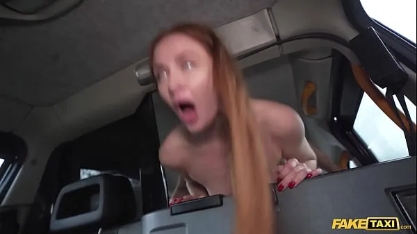 XXX Fake Taxi Redhead MILF in sexy nylons rides a big fat dick in a taxi toplo tube