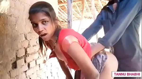 XXX Desi Indian girl fucking with boyfriend in doggy style teplá trubice